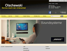 Tablet Screenshot of olschewski-gmbh.com